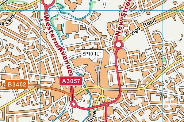 SP10 1LT map - OS VectorMap District (Ordnance Survey) SP10 1LT map - OS VectorMap District (Ordnance Survey)