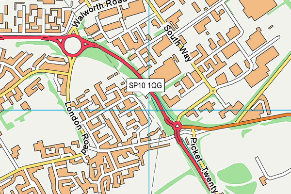 SP10 1QG map - OS VectorMap District (Ordnance Survey) SP10 1QG map - OS VectorMap District (Ordnance Survey)