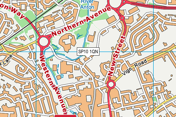 SP10 1QN map - OS VectorMap District (Ordnance Survey) SP10 1QN map - OS VectorMap District (Ordnance Survey)