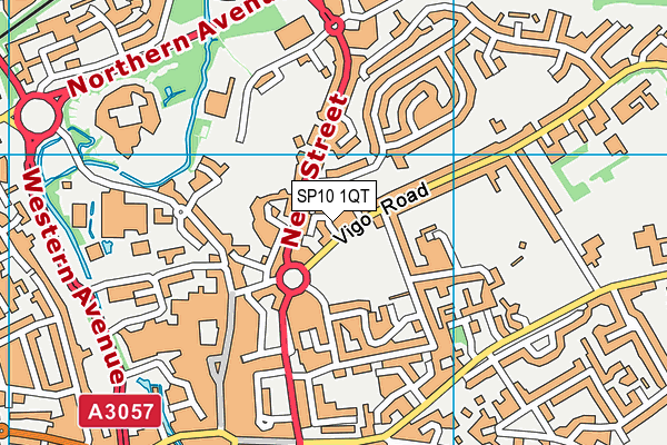 SP10 1QT map - OS VectorMap District (Ordnance Survey) SP10 1QT map - OS VectorMap District (Ordnance Survey)