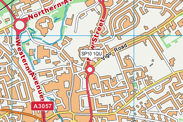 SP10 1QU map - OS VectorMap District (Ordnance Survey) SP10 1QU map - OS VectorMap District (Ordnance Survey)