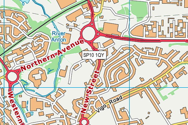 SP10 1QY map - OS VectorMap District (Ordnance Survey) SP10 1QY map - OS VectorMap District (Ordnance Survey)