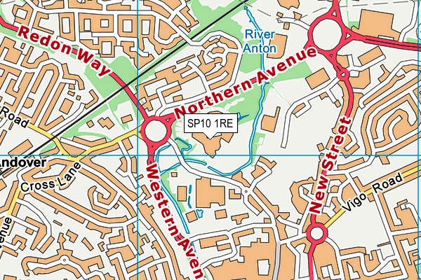 SP10 1RE map - OS VectorMap District (Ordnance Survey) SP10 1RE map - OS VectorMap District (Ordnance Survey)