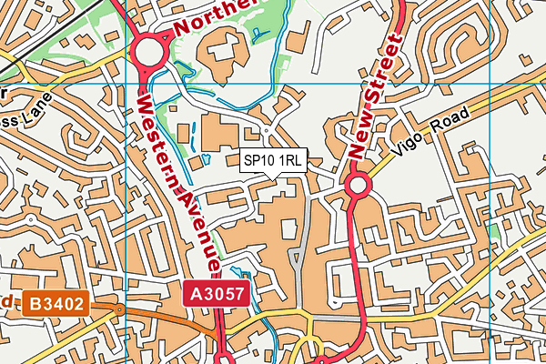 SP10 1RL map - OS VectorMap District (Ordnance Survey) SP10 1RL map - OS VectorMap District (Ordnance Survey)