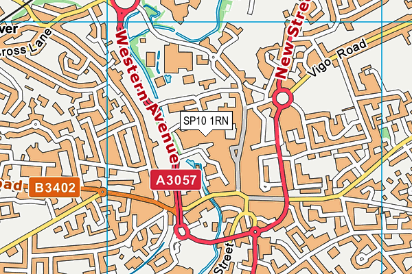 SP10 1RN map - OS VectorMap District (Ordnance Survey) SP10 1RN map - OS VectorMap District (Ordnance Survey)