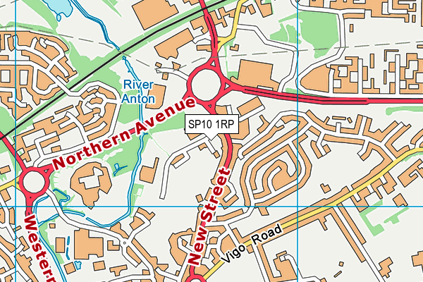 SP10 1RP map - OS VectorMap District (Ordnance Survey) SP10 1RP map - OS VectorMap District (Ordnance Survey)