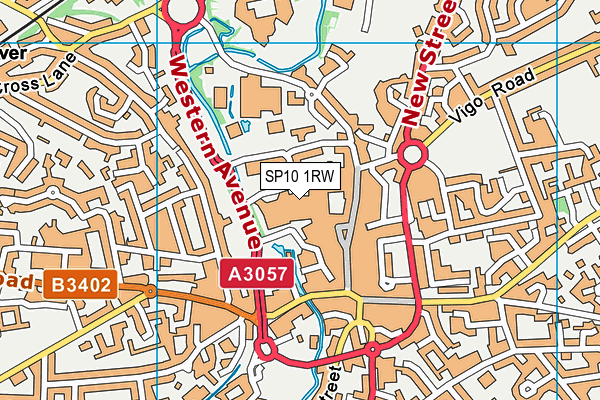 SP10 1RW map - OS VectorMap District (Ordnance Survey) SP10 1RW map - OS VectorMap District (Ordnance Survey)