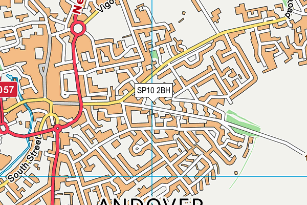 SP10 2BH map - OS VectorMap District (Ordnance Survey) SP10 2BH map - OS VectorMap District (Ordnance Survey)