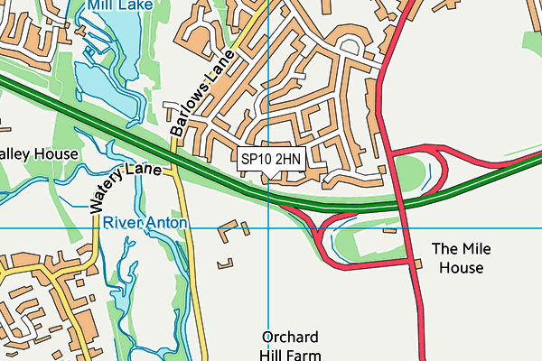 SP10 2HN map - OS VectorMap District (Ordnance Survey) SP10 2HN map - OS VectorMap District (Ordnance Survey)