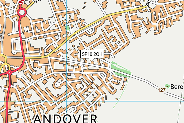 SP10 2QH map - OS VectorMap District (Ordnance Survey) SP10 2QH map - OS VectorMap District (Ordnance Survey)