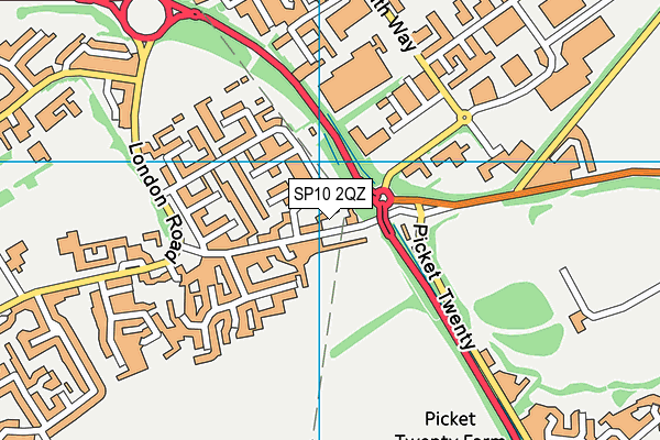 SP10 2QZ map - OS VectorMap District (Ordnance Survey) SP10 2QZ map - OS VectorMap District (Ordnance Survey)