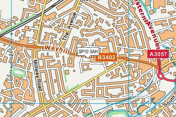 SP10 3AH map - OS VectorMap District (Ordnance Survey) SP10 3AH map - OS VectorMap District (Ordnance Survey)