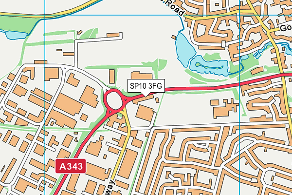 SP10 3FG map - OS VectorMap District (Ordnance Survey) SP10 3FG map - OS VectorMap District (Ordnance Survey)