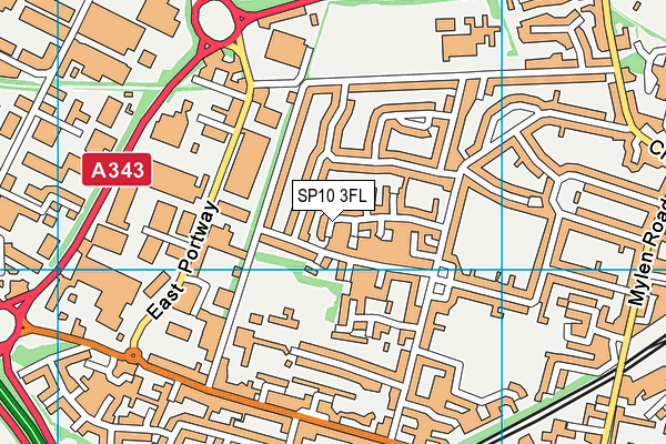 SP10 3FL map - OS VectorMap District (Ordnance Survey) SP10 3FL map - OS VectorMap District (Ordnance Survey)
