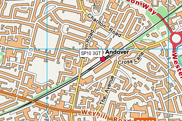 SP10 3GT map - OS VectorMap District (Ordnance Survey) SP10 3GT map - OS VectorMap District (Ordnance Survey)
