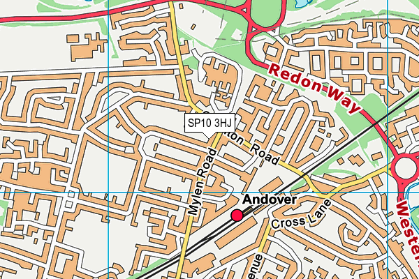 SP10 3HJ map - OS VectorMap District (Ordnance Survey) SP10 3HJ map - OS VectorMap District (Ordnance Survey)