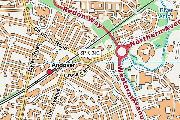 SP10 3JQ map - OS VectorMap District (Ordnance Survey) SP10 3JQ map - OS VectorMap District (Ordnance Survey)