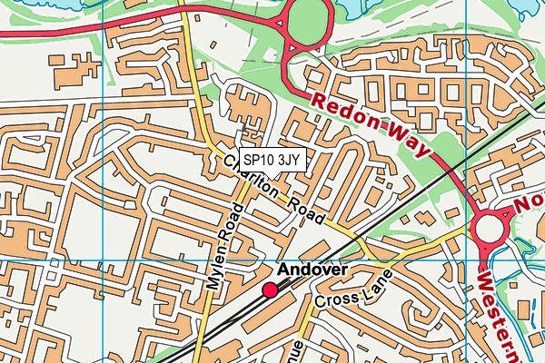 SP10 3JY map - OS VectorMap District (Ordnance Survey) SP10 3JY map - OS VectorMap District (Ordnance Survey)
