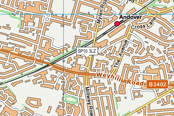 SP10 3LZ map - OS VectorMap District (Ordnance Survey) SP10 3LZ map - OS VectorMap District (Ordnance Survey)