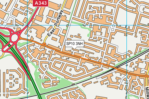 SP10 3NH map - OS VectorMap District (Ordnance Survey) SP10 3NH map - OS VectorMap District (Ordnance Survey)