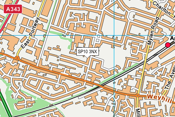 SP10 3NX map - OS VectorMap District (Ordnance Survey) SP10 3NX map - OS VectorMap District (Ordnance Survey)