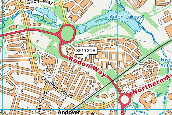 SP10 3QR map - OS VectorMap District (Ordnance Survey) SP10 3QR map - OS VectorMap District (Ordnance Survey)