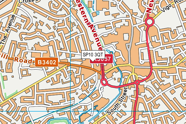 SP10 3QT map - OS VectorMap District (Ordnance Survey) SP10 3QT map - OS VectorMap District (Ordnance Survey)