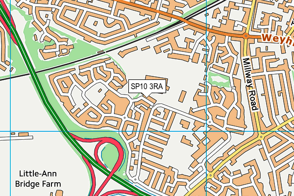 SP10 3RA map - OS VectorMap District (Ordnance Survey) SP10 3RA map - OS VectorMap District (Ordnance Survey)
