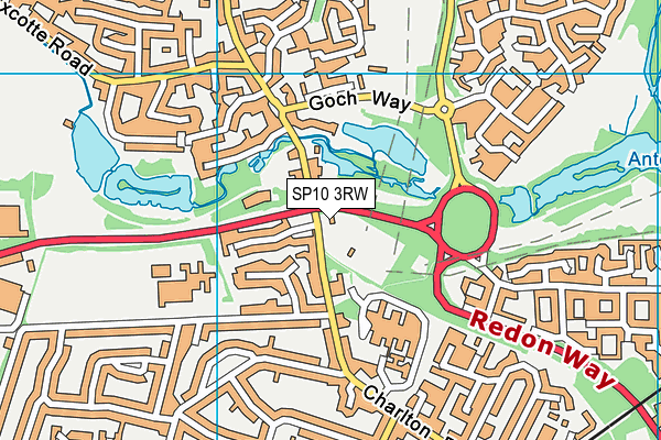 SP10 3RW map - OS VectorMap District (Ordnance Survey) SP10 3RW map - OS VectorMap District (Ordnance Survey)