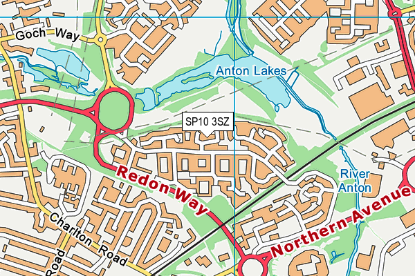 SP10 3SZ map - OS VectorMap District (Ordnance Survey) SP10 3SZ map - OS VectorMap District (Ordnance Survey)