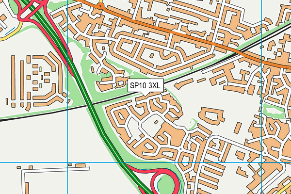 SP10 3XL map - OS VectorMap District (Ordnance Survey) SP10 3XL map - OS VectorMap District (Ordnance Survey)