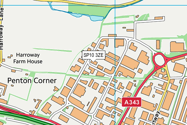 SP10 3ZE map - OS VectorMap District (Ordnance Survey) SP10 3ZE map - OS VectorMap District (Ordnance Survey)