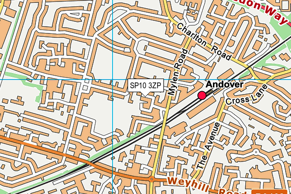 SP10 3ZP map - OS VectorMap District (Ordnance Survey) SP10 3ZP map - OS VectorMap District (Ordnance Survey)