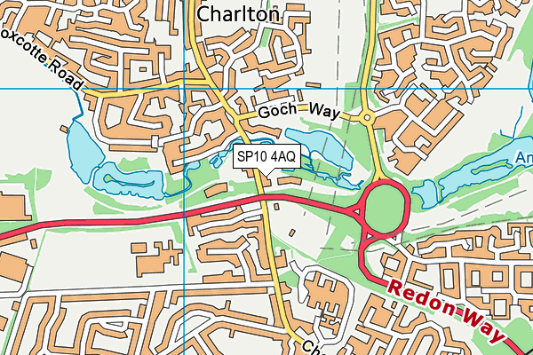 SP10 4AQ map - OS VectorMap District (Ordnance Survey) SP10 4AQ map - OS VectorMap District (Ordnance Survey)