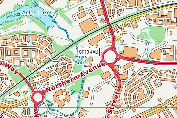 SP10 4AU map - OS VectorMap District (Ordnance Survey) SP10 4AU map - OS VectorMap District (Ordnance Survey)