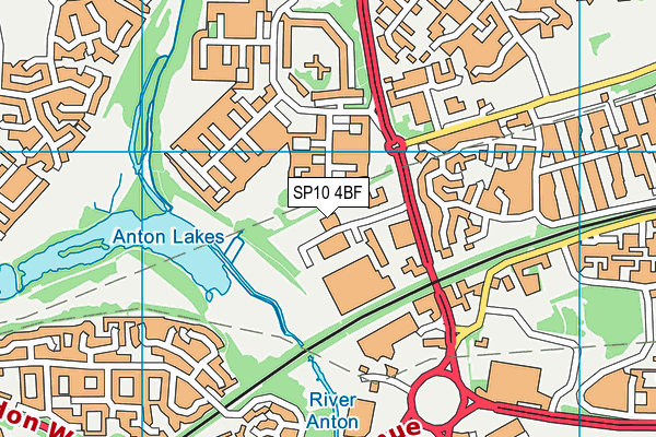 SP10 4BF map - OS VectorMap District (Ordnance Survey) SP10 4BF map - OS VectorMap District (Ordnance Survey)