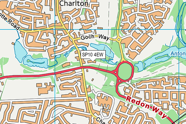 SP10 4EW map - OS VectorMap District (Ordnance Survey) SP10 4EW map - OS VectorMap District (Ordnance Survey)