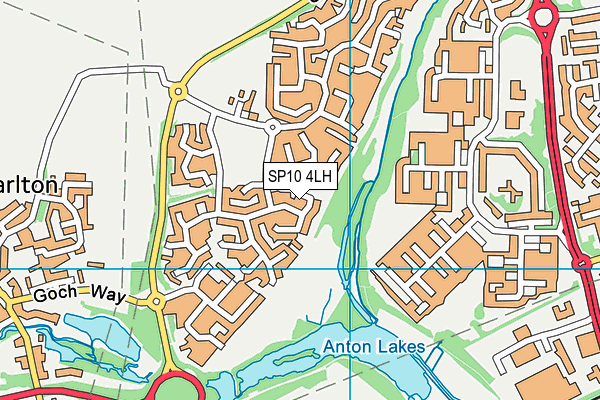 SP10 4LH map - OS VectorMap District (Ordnance Survey) SP10 4LH map - OS VectorMap District (Ordnance Survey)
