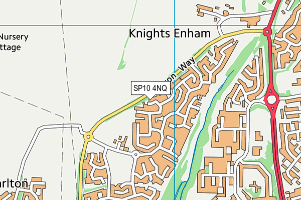 SP10 4NQ map - OS VectorMap District (Ordnance Survey) SP10 4NQ map - OS VectorMap District (Ordnance Survey)