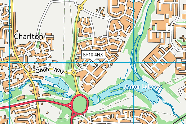 SP10 4NX map - OS VectorMap District (Ordnance Survey) SP10 4NX map - OS VectorMap District (Ordnance Survey)