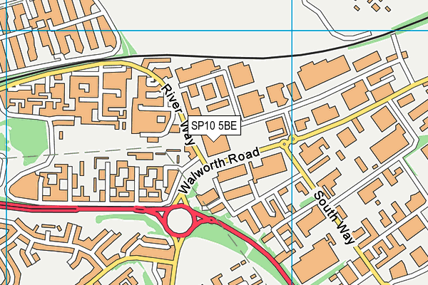 SP10 5BE map - OS VectorMap District (Ordnance Survey) SP10 5BE map - OS VectorMap District (Ordnance Survey)