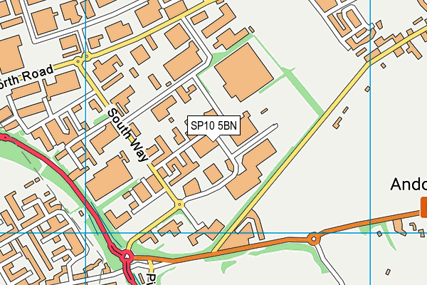 SP10 5BN map - OS VectorMap District (Ordnance Survey) SP10 5BN map - OS VectorMap District (Ordnance Survey)