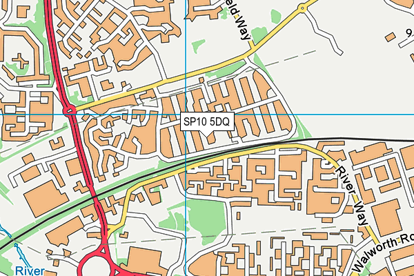 SP10 5DQ map - OS VectorMap District (Ordnance Survey) SP10 5DQ map - OS VectorMap District (Ordnance Survey)