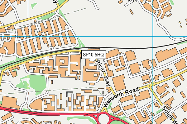 SP10 5HQ map - OS VectorMap District (Ordnance Survey) SP10 5HQ map - OS VectorMap District (Ordnance Survey)