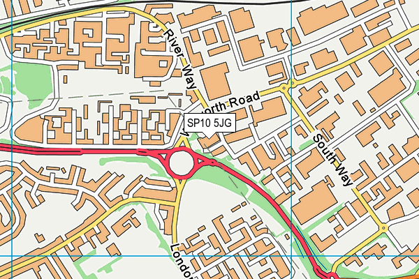 SP10 5JG map - OS VectorMap District (Ordnance Survey) SP10 5JG map - OS VectorMap District (Ordnance Survey)
