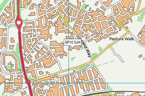 SP10 5JH map - OS VectorMap District (Ordnance Survey) SP10 5JH map - OS VectorMap District (Ordnance Survey)