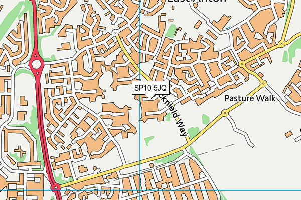 SP10 5JQ map - OS VectorMap District (Ordnance Survey) SP10 5JQ map - OS VectorMap District (Ordnance Survey)