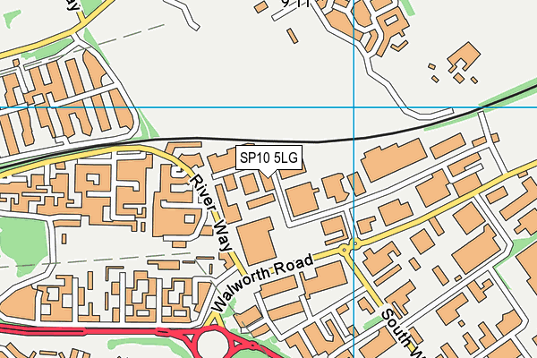 SP10 5LG map - OS VectorMap District (Ordnance Survey) SP10 5LG map - OS VectorMap District (Ordnance Survey)