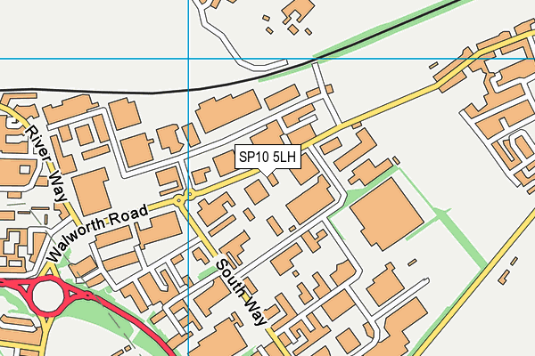 SP10 5LH map - OS VectorMap District (Ordnance Survey) SP10 5LH map - OS VectorMap District (Ordnance Survey)