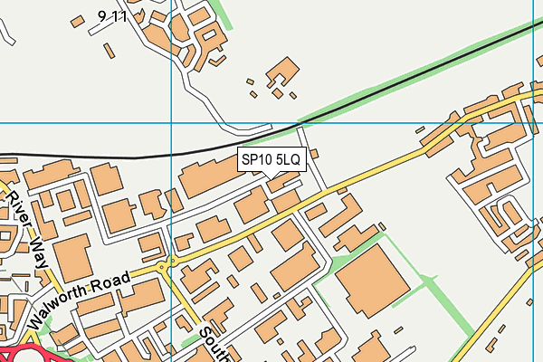 SP10 5LQ map - OS VectorMap District (Ordnance Survey) SP10 5LQ map - OS VectorMap District (Ordnance Survey)